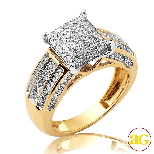 10KY 0.55CTW DIAMOND MICROPAVE LADIES RING - Norma's Jewelry