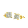 10KY 0.10CTW DIAMOND DICE EARRINGS - Norma's Jewelry