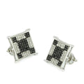 10KW 0.50CTW BKD+WD SQ. PRONG ER - Norma's Jewelry