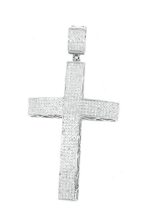 10KW 1.15CTW DIAMOND CROSS - Norma's Jewelry