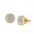 10KY 0.25CTW DIAMOND DISC EARRINGS - Norma's Jewelry