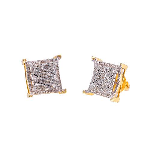 10KY 0.50CTW DIAMOND FANCY EARRINGS - Norma's Jewelry