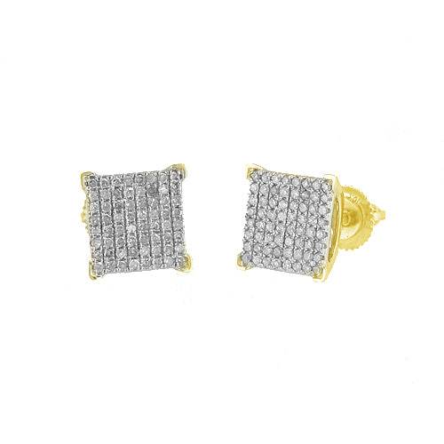 10KY 0.50CTW DIAMOND FANCY EARRINGS - Norma's Jewelry
