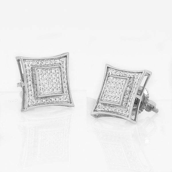 10KW 0.25CTW DIAMOND KITE EARRINGS - Norma's Jewelry
