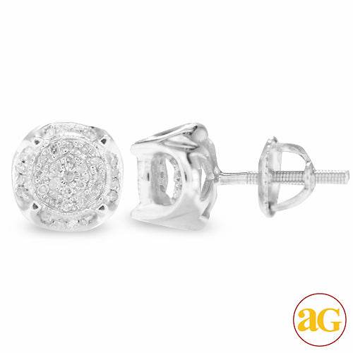 10KW 0.25CTW DIAMOND DISC EARRINGS - Norma's Jewelry