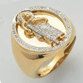 10KY 0.50CTW DIAMOND MENS ST. JUDE RING - Norma's Jewelry