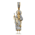 10KY 0.25CTW DIAMOND ST. JUDE PENDANT - Norma's Jewelry