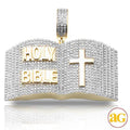 10KY 1.15CTW DIAMOND 'HOLY BIBLE' PENDANT - Norma's Jewelry