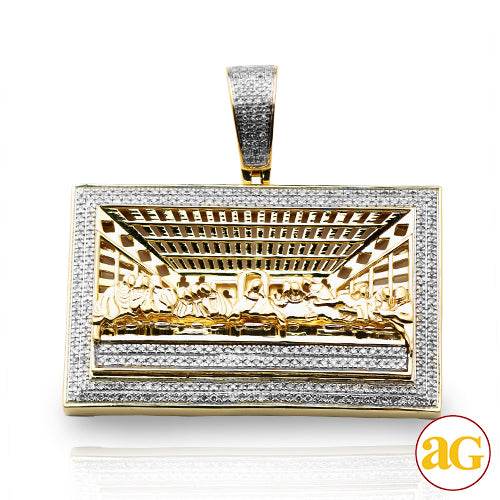 10KY 1.20CTW DIAMOND 'LAST SUPPER' PENDANT - Norma's Jewelry