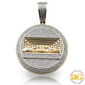 10KY 1.00 CTW DIAMOND 'LAST SUPPER' MEDALLION - Norma's Jewelry