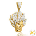 10KY 0.70CTW MICROPAVE DIAMOND ANIME CHARACTER - Norma's Jewelry