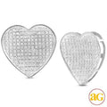 10KW 0.75CTW DIAMOND INVERTED HEART EARRINGS - Norma's Jewelry