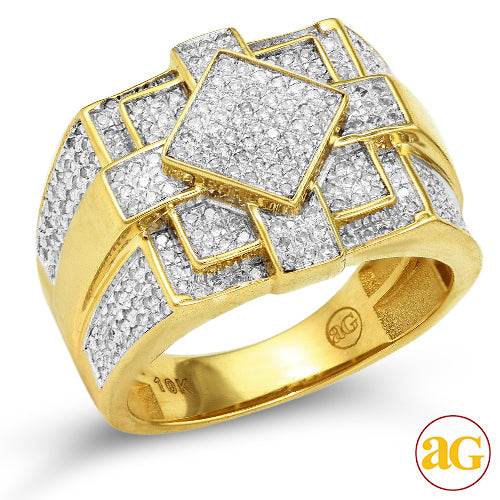 10KY 0.85CTW DIAMOND MENS RING - Norma's Jewelry