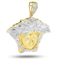 10KY 1.15CTW DIAMOND MEDUSA PENDANT - Norma's Jewelry