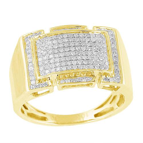 10KY 0.40CTW DIAMOND FANCY MENS RING - Norma's Jewelry
