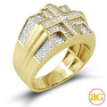 10KY 0.50CTW DIAMOND MENS RING - Norma's Jewelry