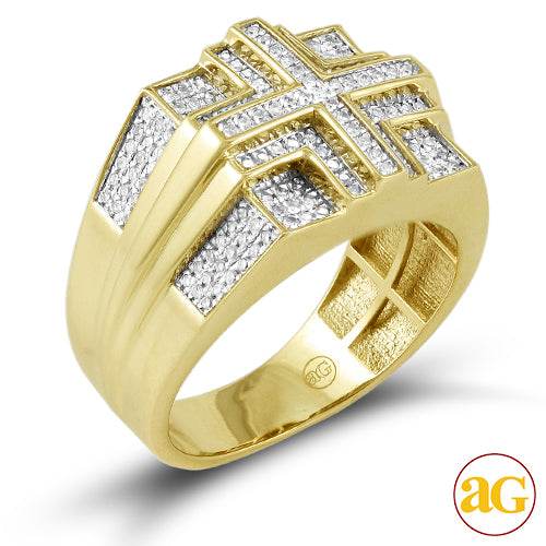 10KY 0.50CTW DIAMOND MENS RING - Norma's Jewelry