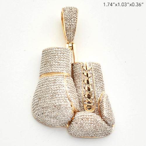 10KY 1.70CTW DIAMOND PAIR OF BOXING GLOVES - Norma's Jewelry