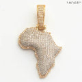 10KY 1.10CTW DIAMOND AFRICA BUBBLE PENDANT - Norma's Jewelry