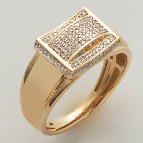 10KY 0.25CTW MICROPAVE DIAMOND MENS RING - Norma's Jewelry