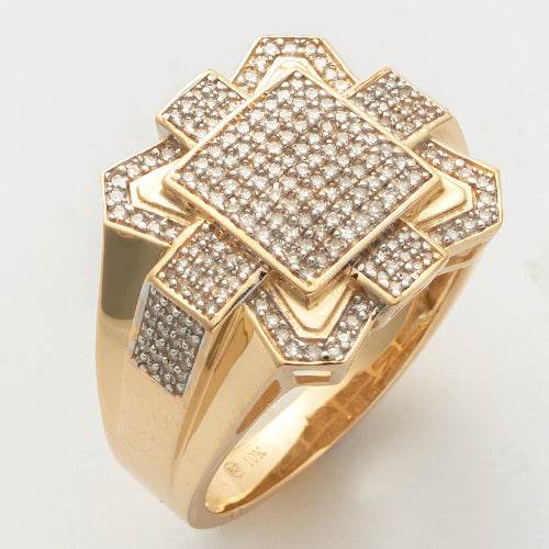 10KY 0.60CTW MICROPAVE DIAMOND MENS RING - Norma's Jewelry