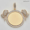 10KY 2.40CTW ILLUSION DIAMOND MEMORY PENDANT WITH - Norma's Jewelry