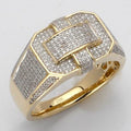 10KY 0.60CTW MICROPAVE DIAMOND MENS RING - Norma's Jewelry