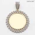 10KY 1.00CTW MICROPAVE DIAMOND ROUND MEMORY PENDAN - Norma's Jewelry
