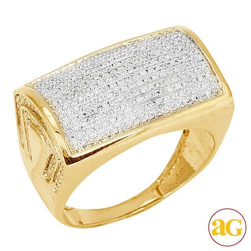 10KY 0.85CTW DIAMOND MENS RING - Norma's Jewelry