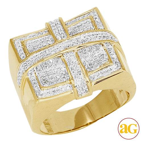 10KY 0.65CTW DIAMOND MENS RING - Norma's Jewelry