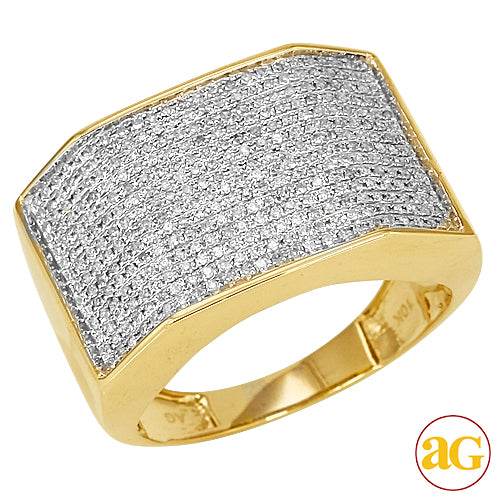 10KY 1.00CTW DIAMOND MENS RING - Norma's Jewelry