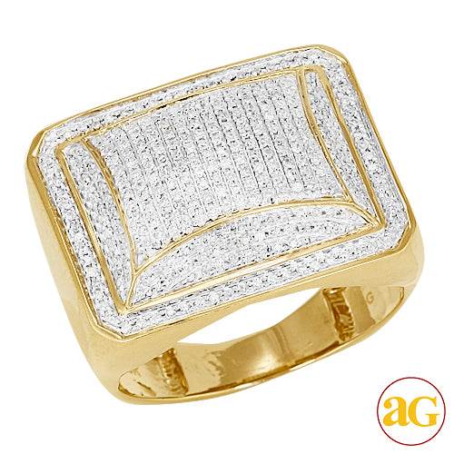 10KY 0.90CTW DIAMOND MENS RING - Norma's Jewelry