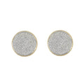 10KY 0.50CTW DIAMOND DISC SHAPE ER - Norma's Jewelry