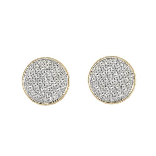 10KY 0.50CTW DIAMOND DISC SHAPE ER - Norma's Jewelry