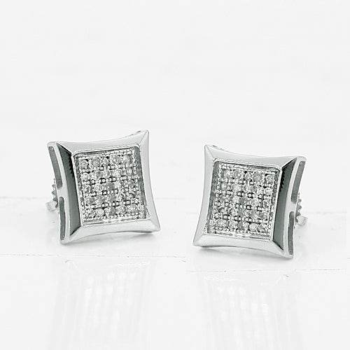 10KW 0.15CTW KITE EARRIINGS - Norma's Jewelry