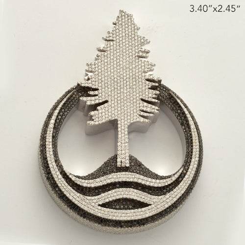 14KW 18.42CTW BLACK AND WHITE DIAMOND CUSTOME TREE - Norma's Jewelry