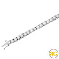 14KW 9.02CTW DIAMOND TENNIS BRACELET - Norma's Jewelry