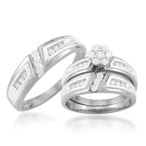 10KW 0.75CTW DIAMOND TRIO SET - Norma's Jewelry