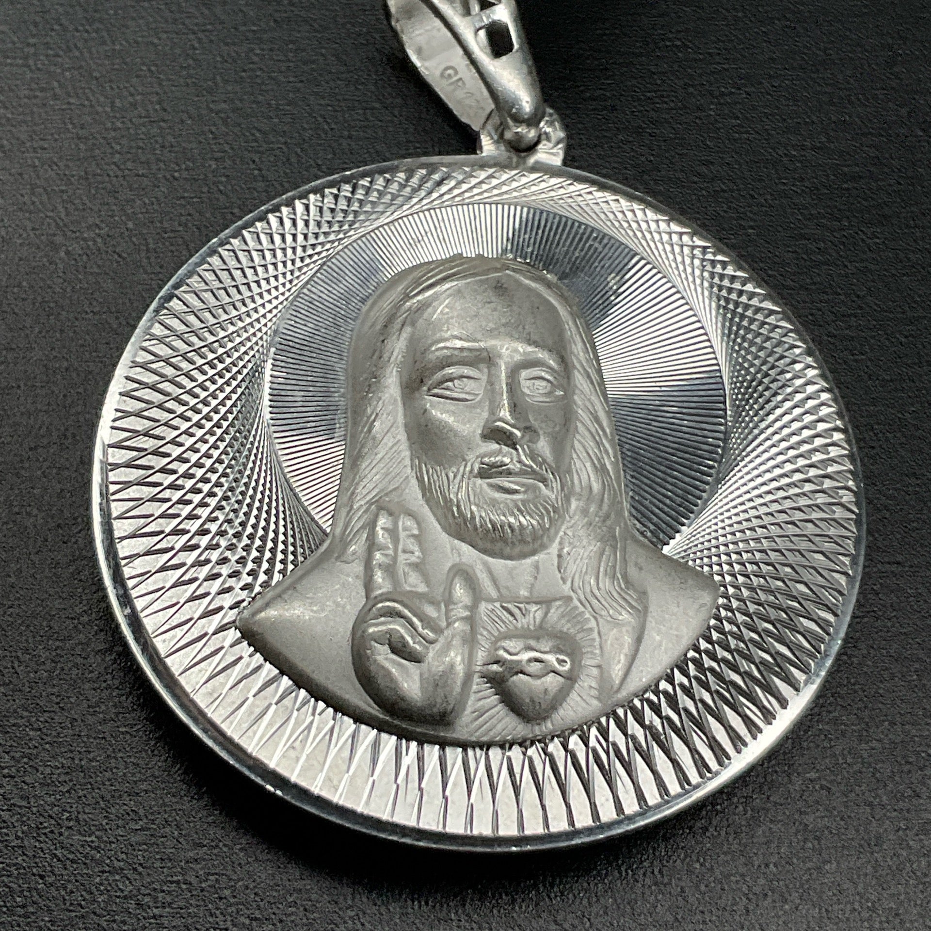 925 Silver Double Sided Pendant