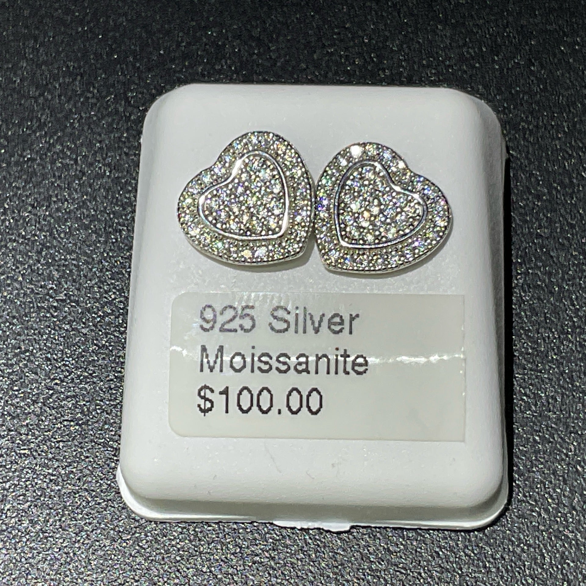 925 Silver Moissanite Earrings