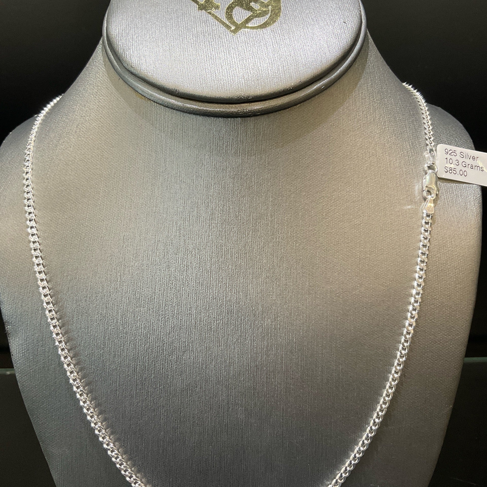 925 Silver Cuban Curb Necklace