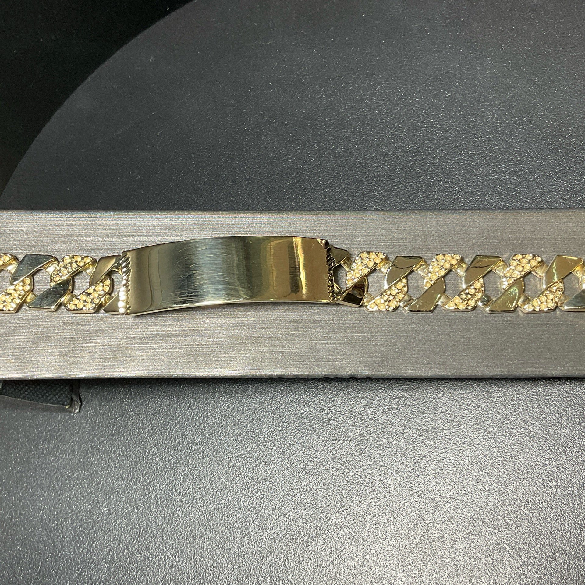14K Yellow Men’s ID Bracelet
