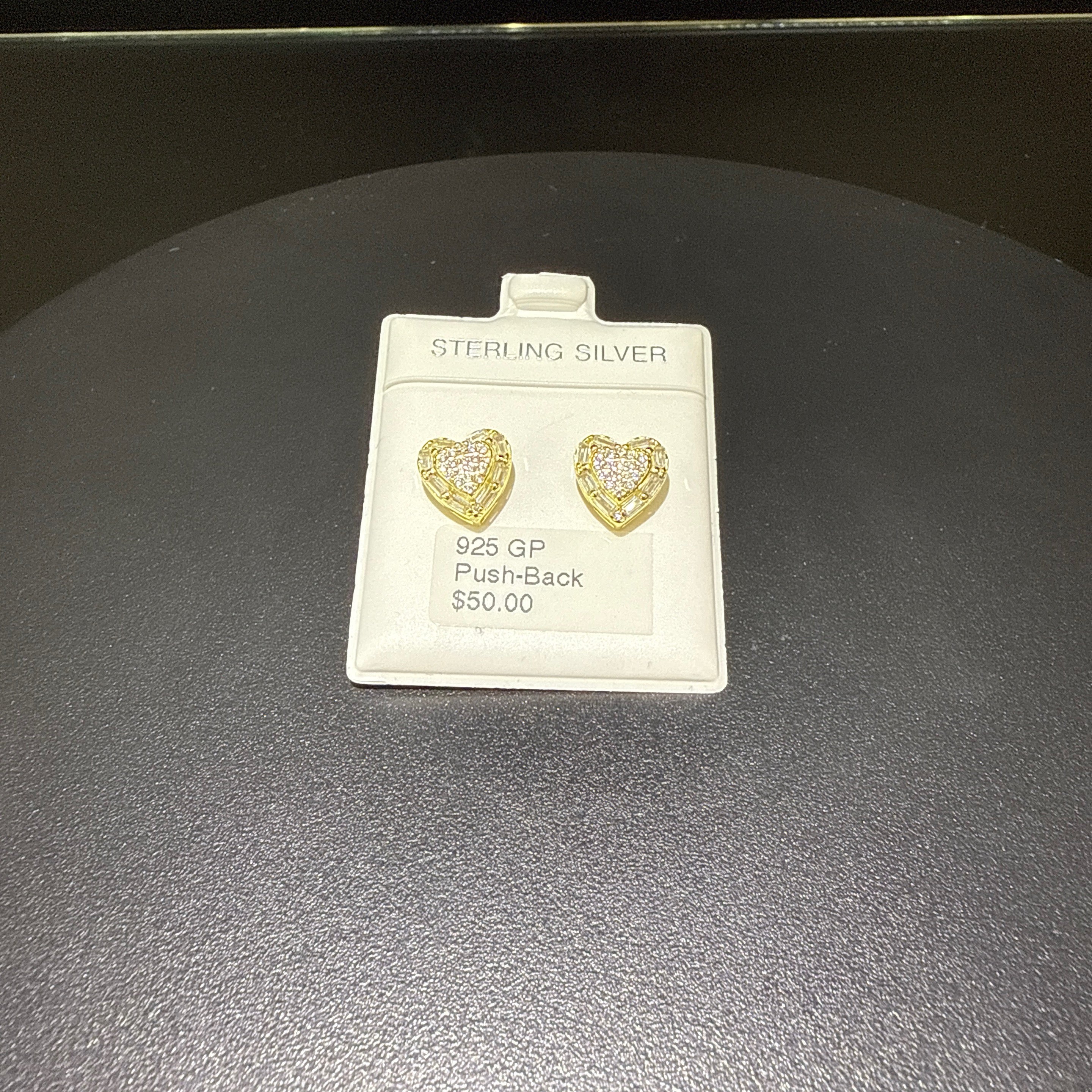 925 GP Push-Back Earrings