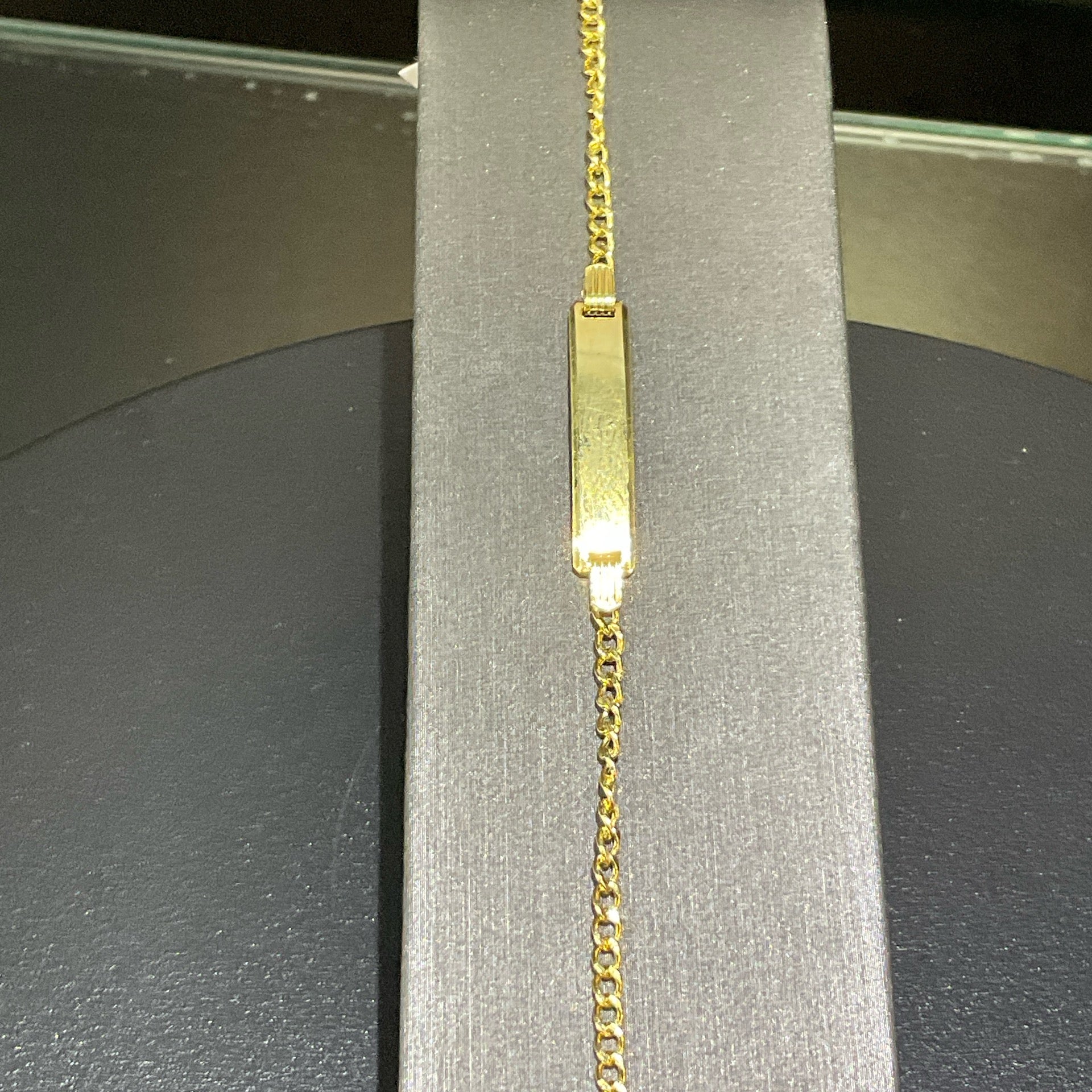 10K Yellow Baby ID Bracelet