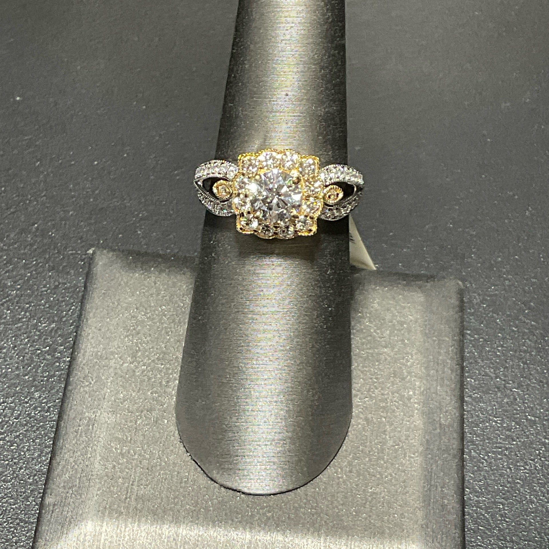 14K Y/W 2.28 CTW Ring