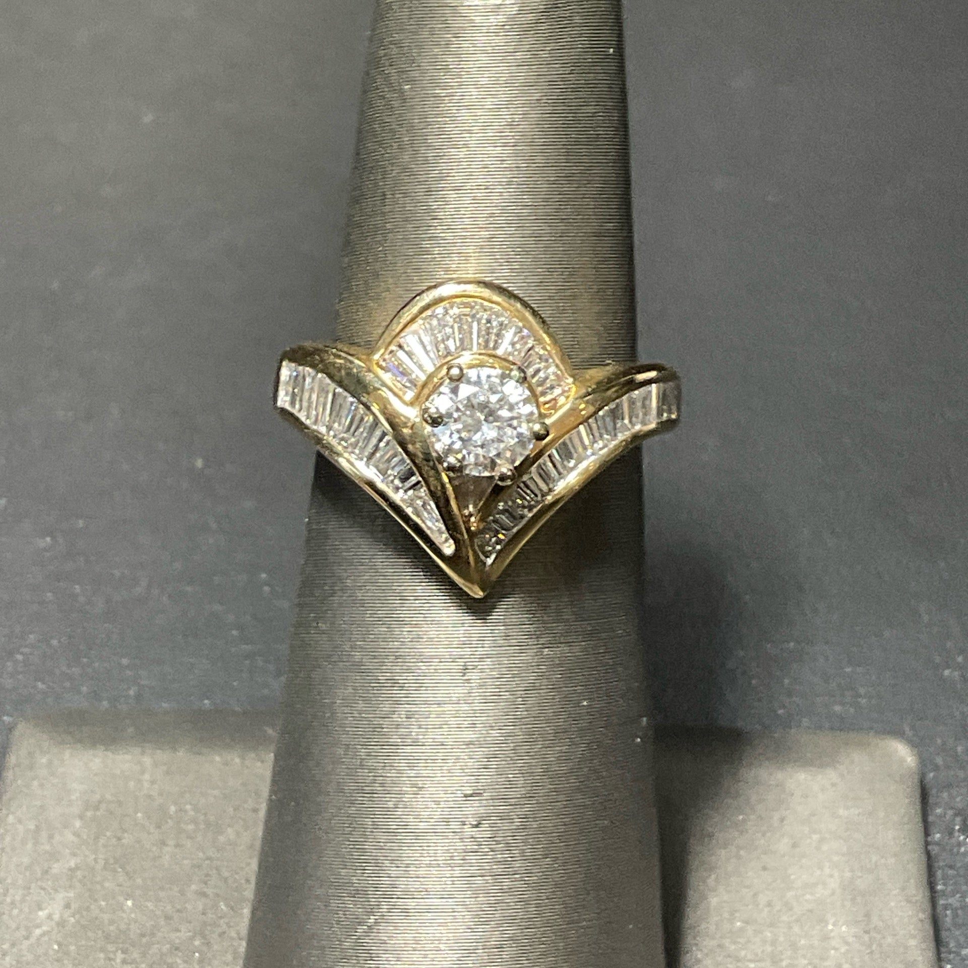 14K Yellow 1.50 CTW VS Ring
