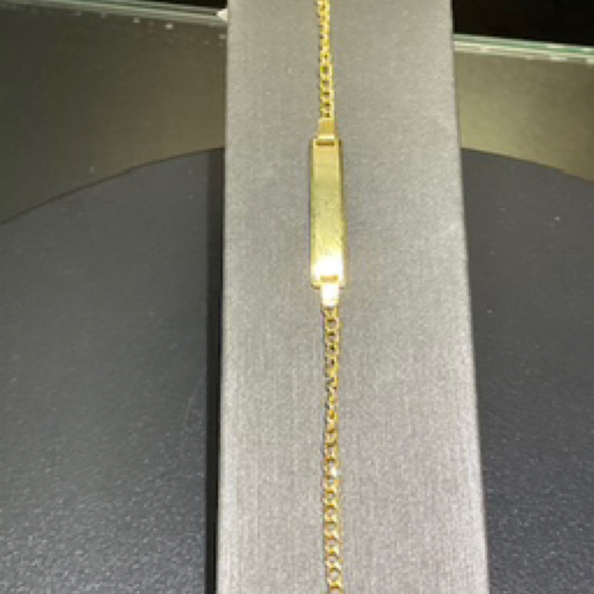 10K Yellow Baby ID Bracelet