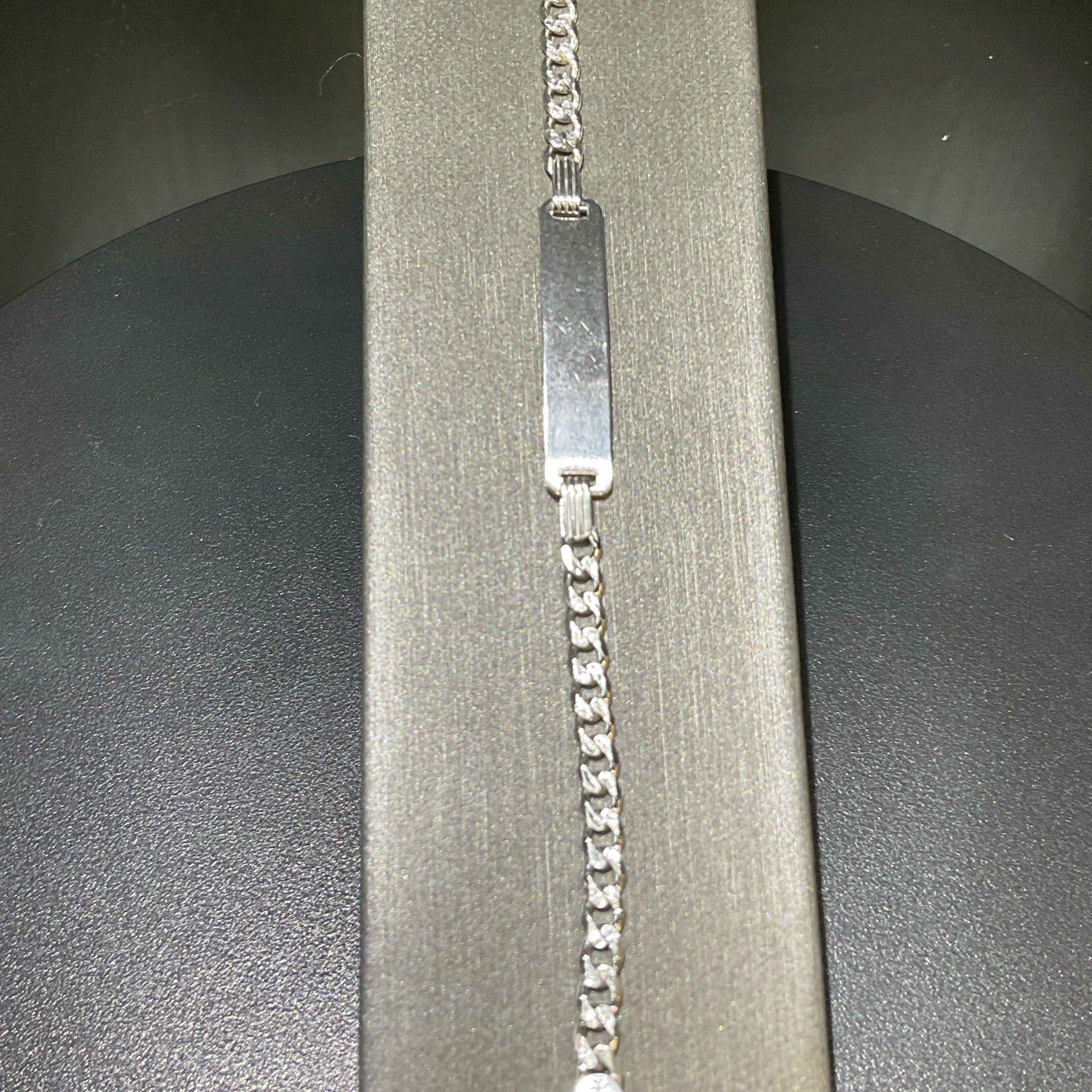 925 Silver ID Bracelet