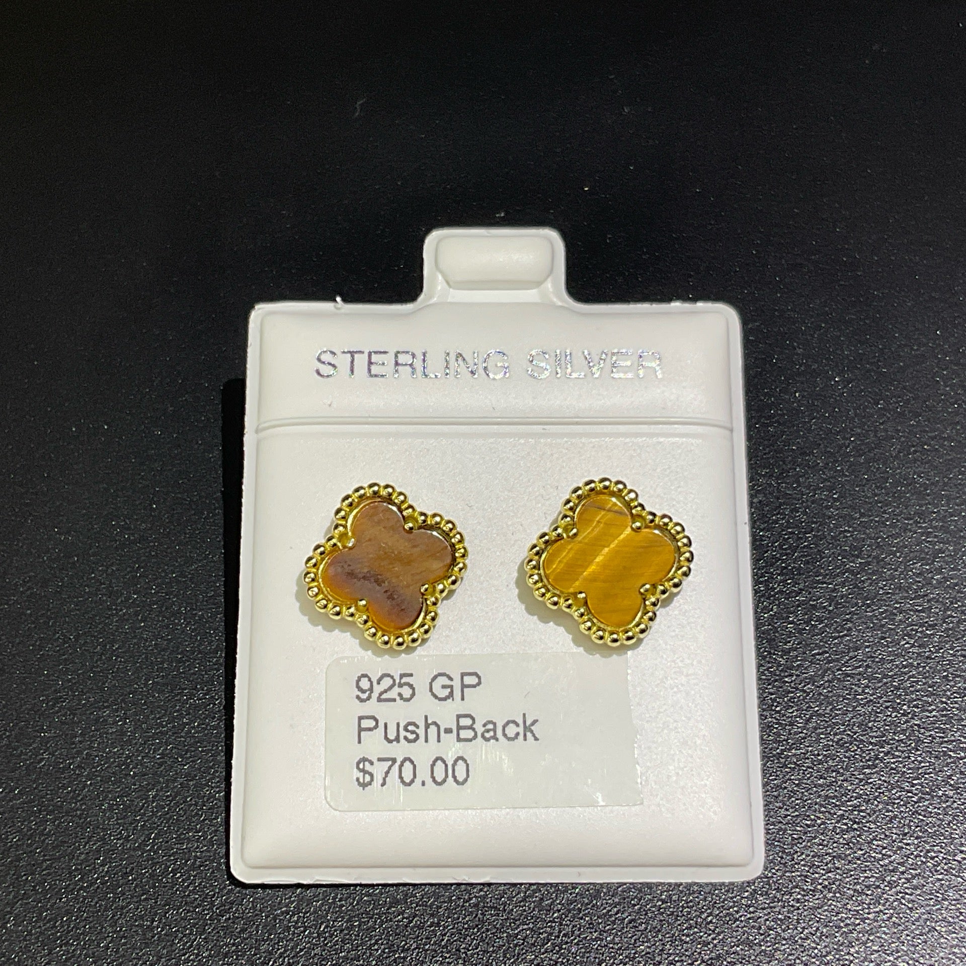925 GP Push-Back Earrings