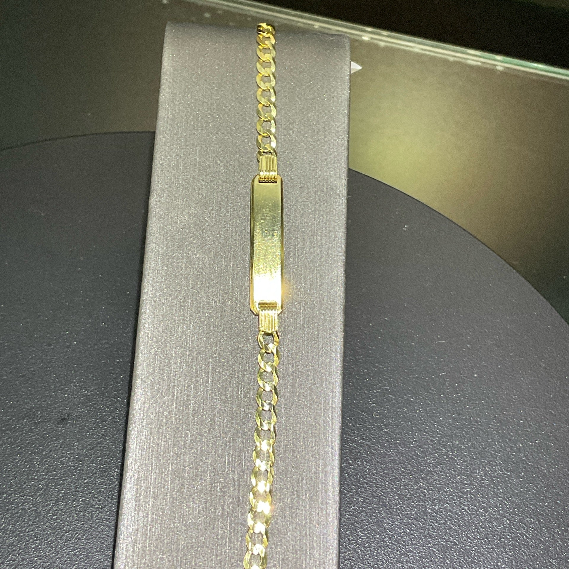 14K Yellow Baby ID Bracelet